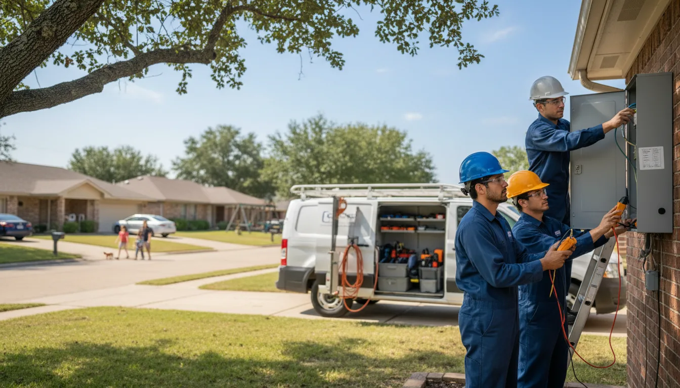 Certified electrician providing emergency electrical services in Pinson, AL